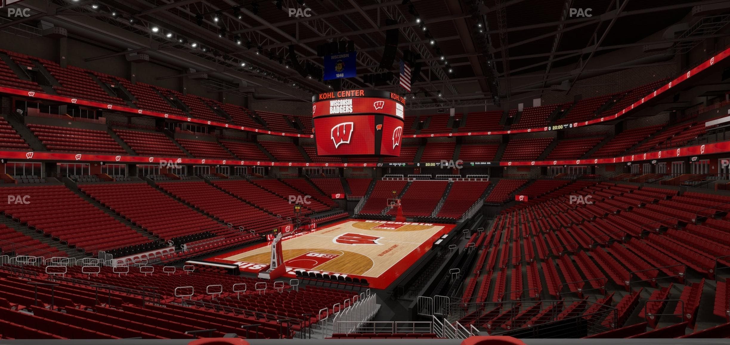 Kohl Center - Section 113 Wc Seat View