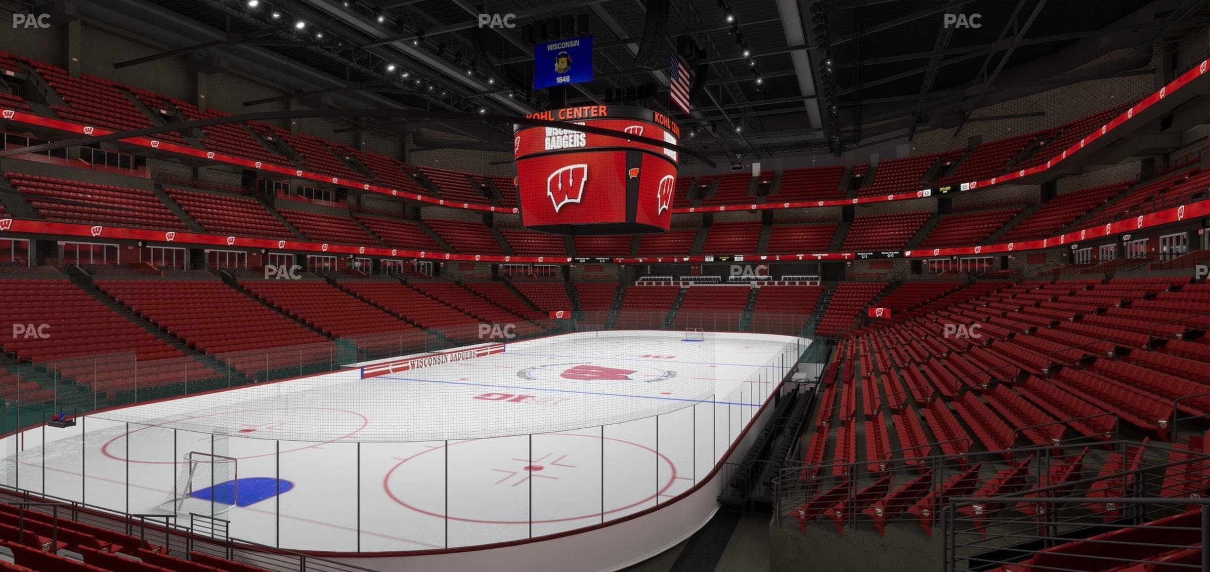 Kohl Center - Section 113 Seat View