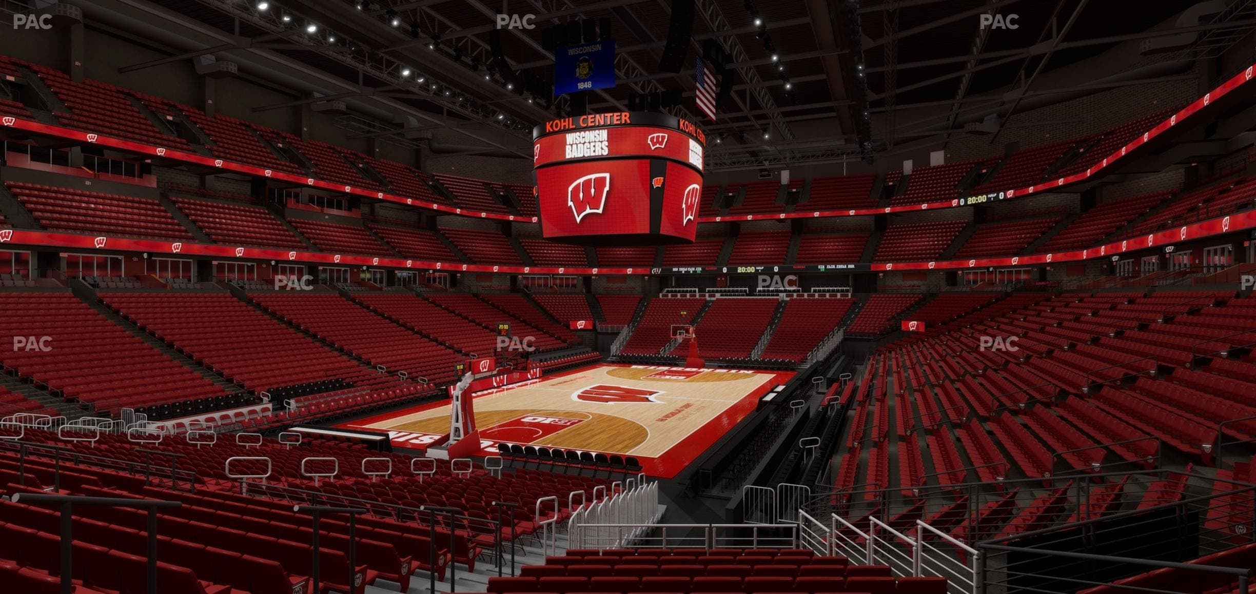Kohl Center - Section 113 Seat View