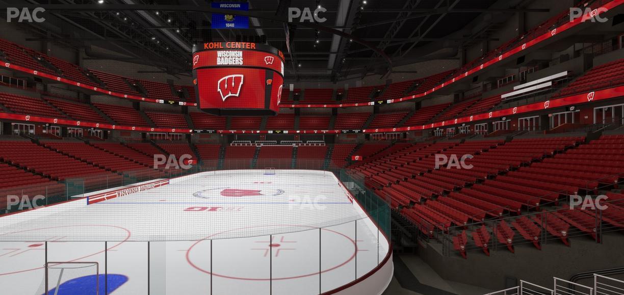 Kohl Center - Section 114 Seat View
