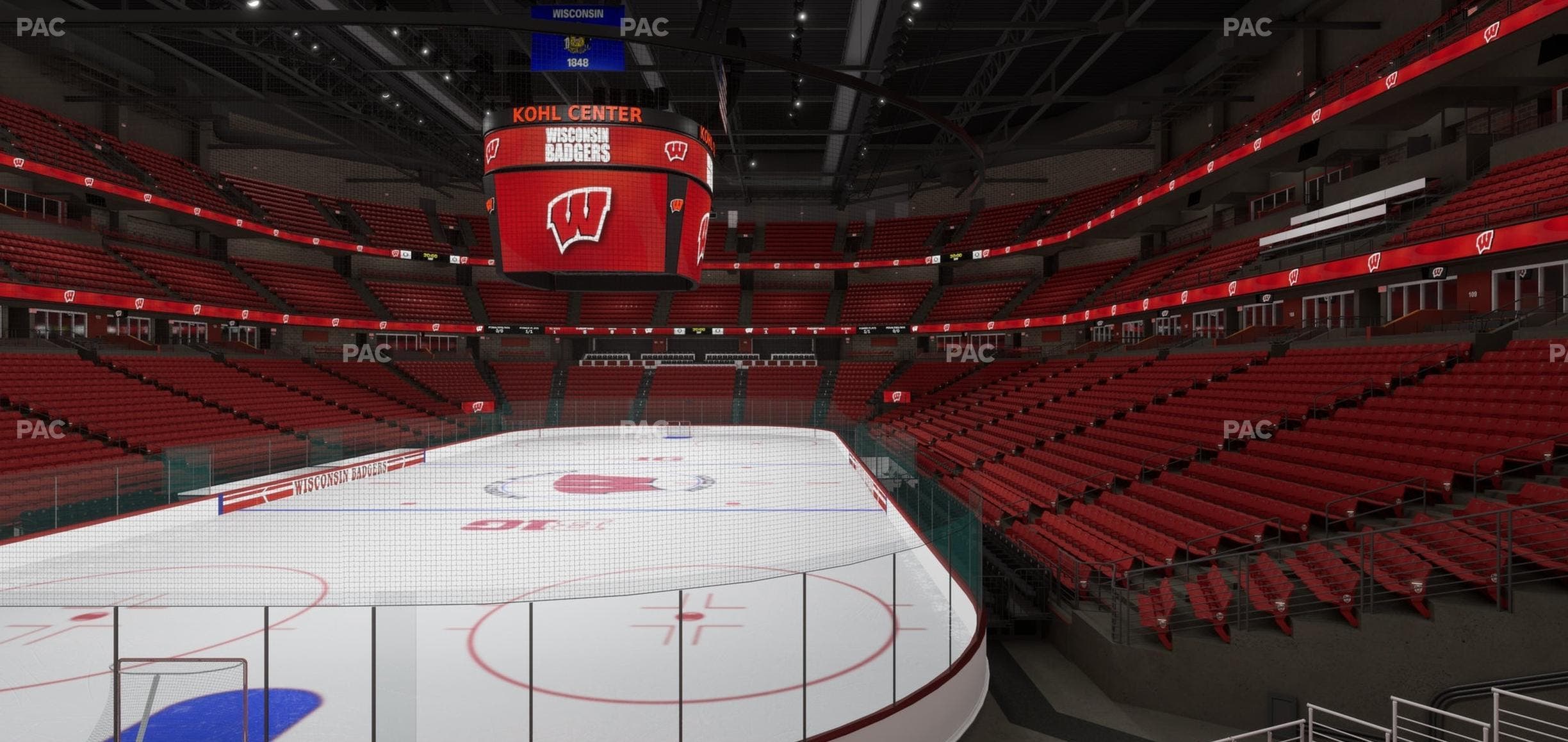 Kohl Center - Section 114 Seat View
