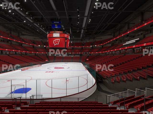 Kohl Center - Section 114 Seat View