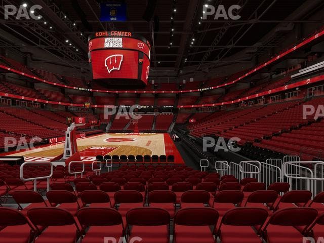 Kohl Center - Section 114 Seat View