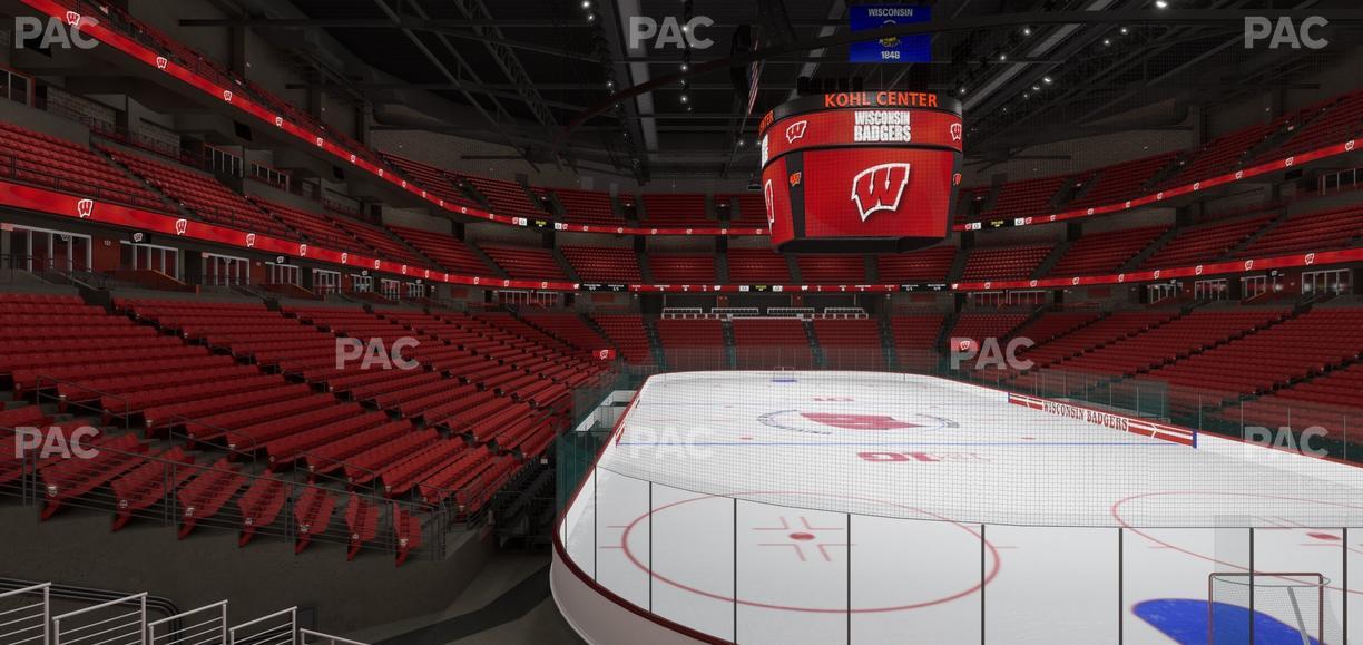 Kohl Center - Section 116 Seat View