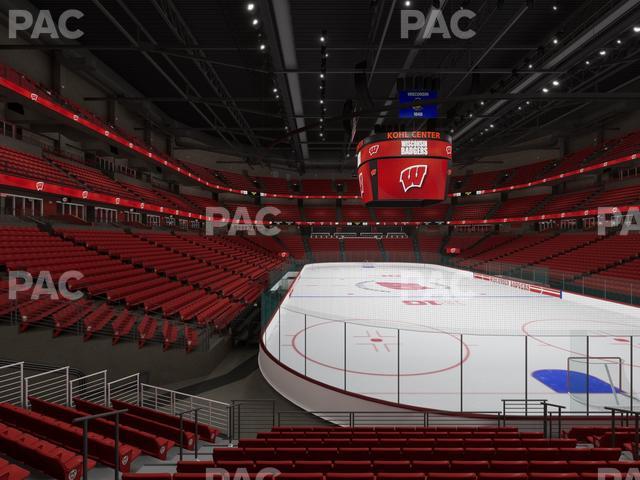 Kohl Center - Section 116 Seat View