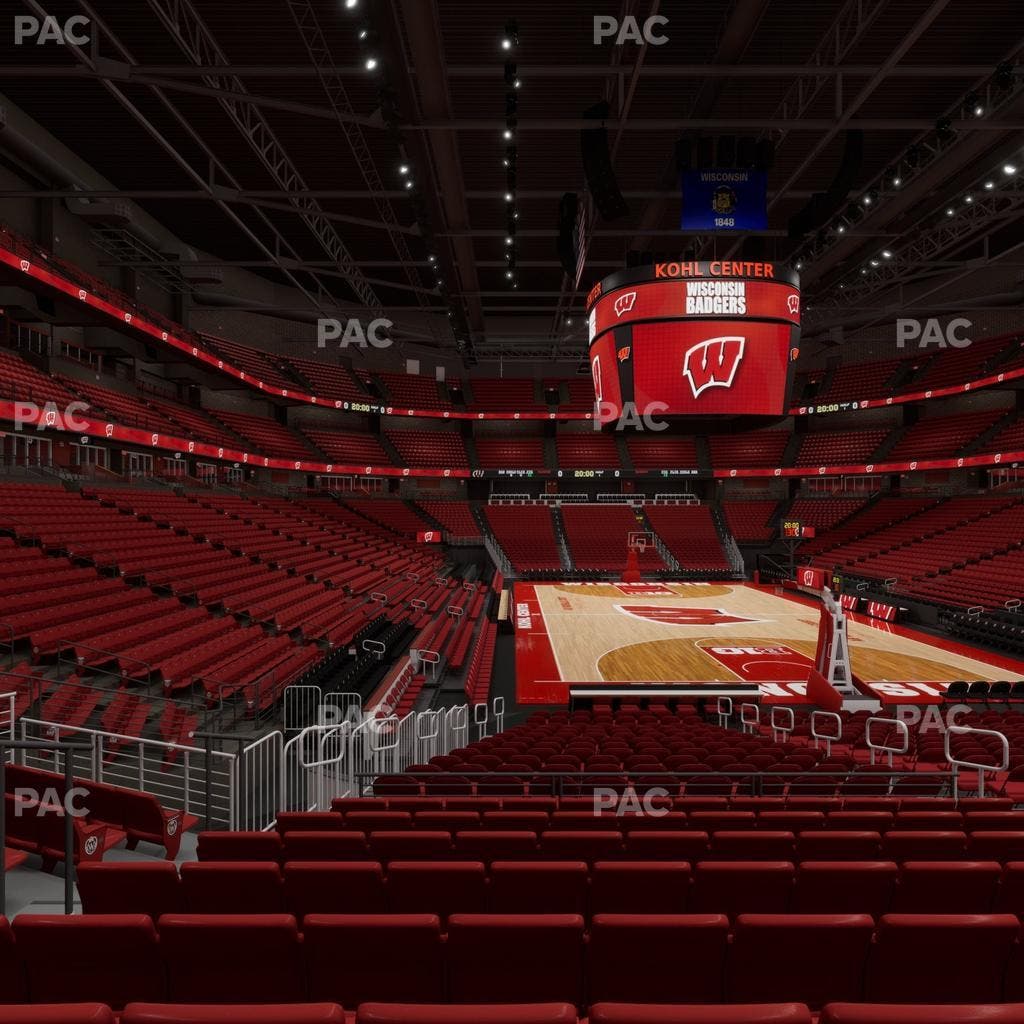 Kohl Center - Section 116 Seat View