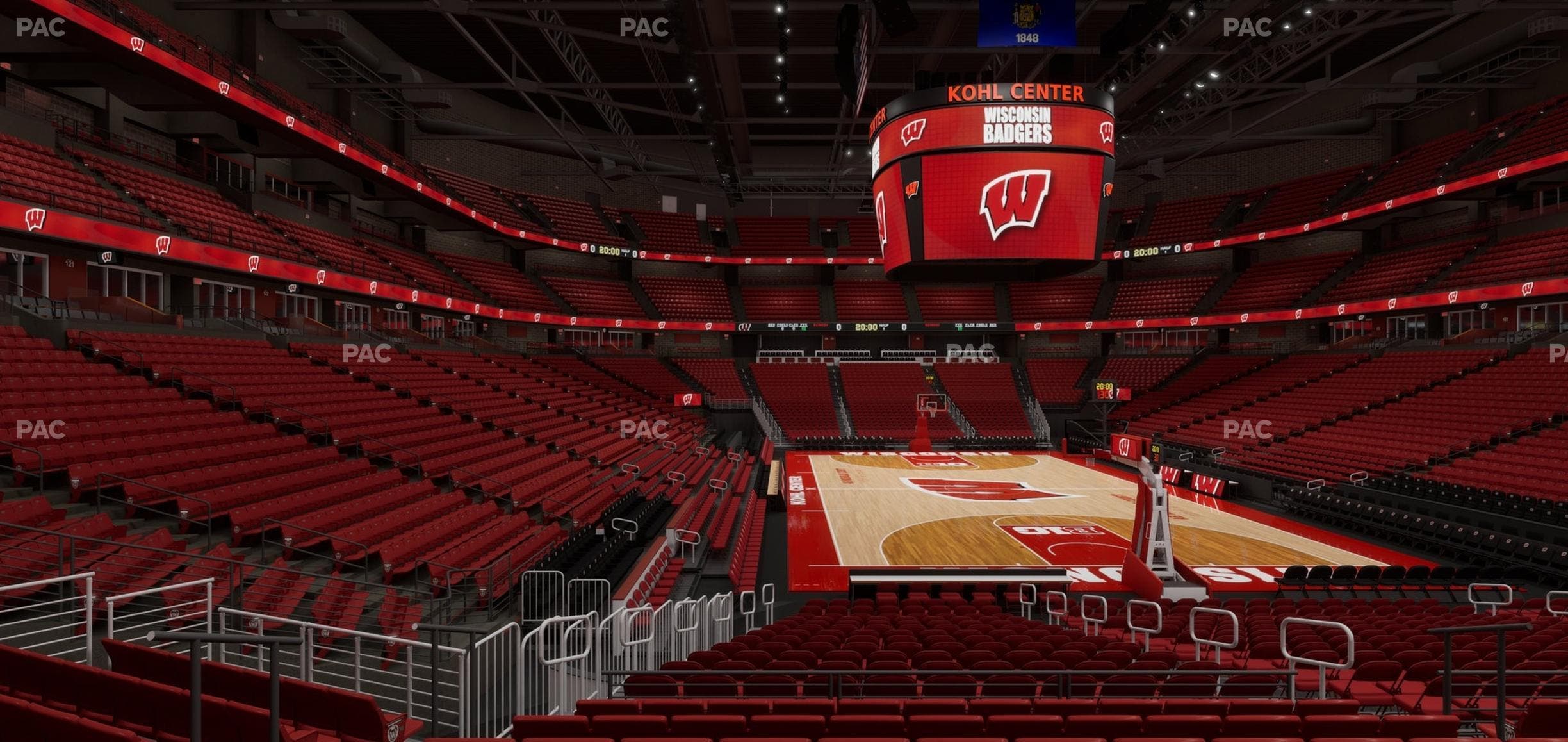 Kohl Center - Section 116 Seat View