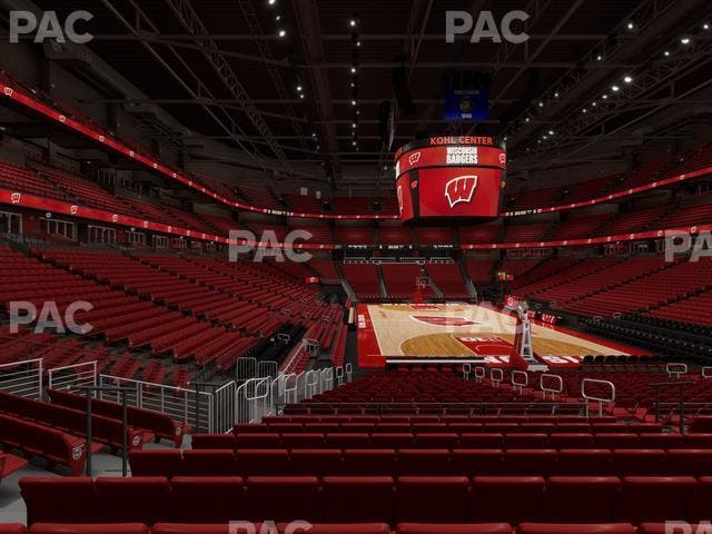 Kohl Center - Section 116 Seat View