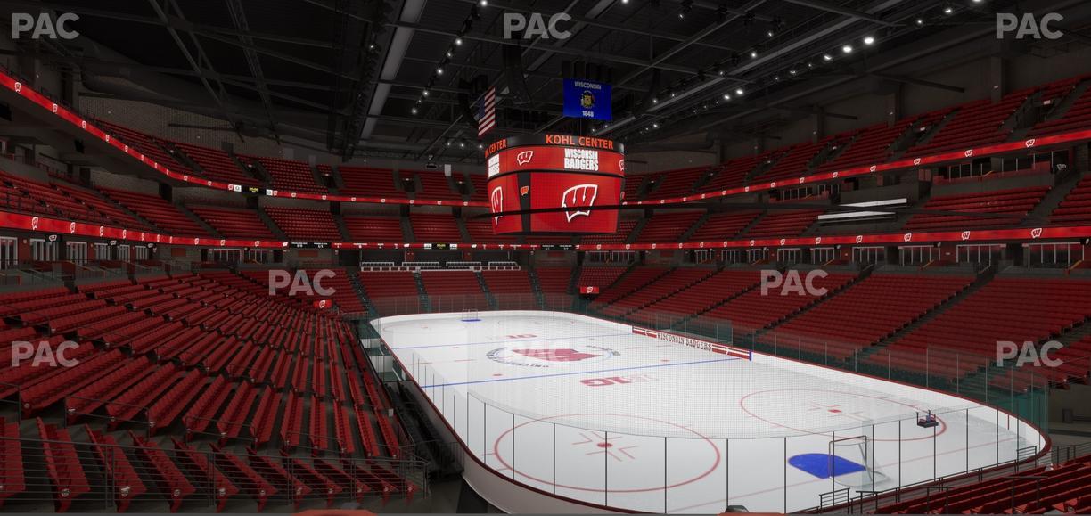 Kohl Center - Section 117 Wc Seat View