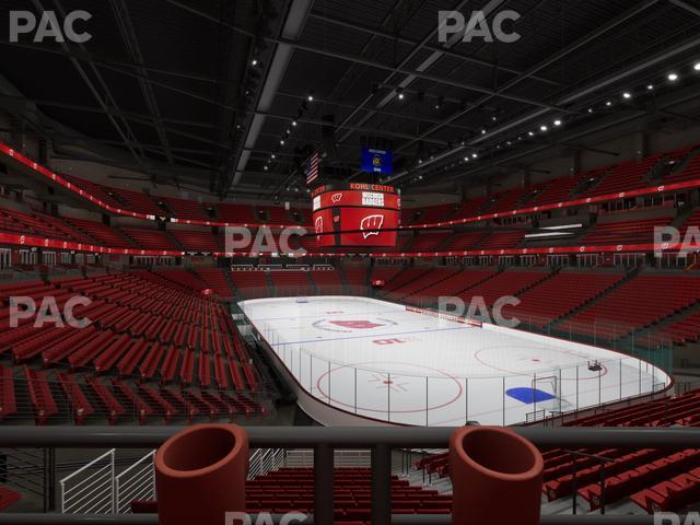 Kohl Center - Section 117 Wc Seat View