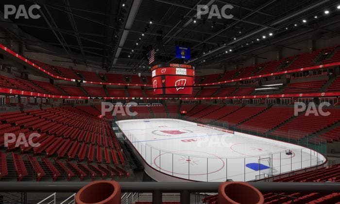 Kohl Center - Section 117 Wc Seat View