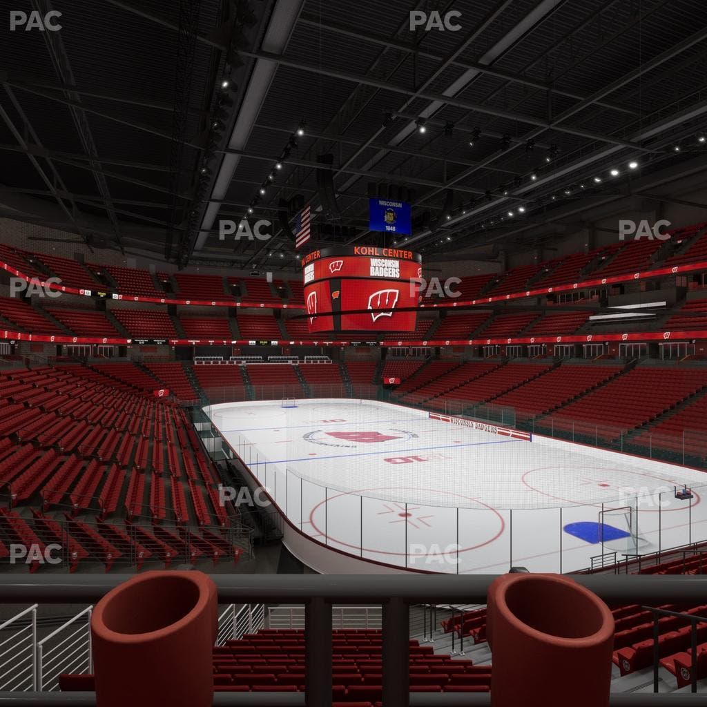 Kohl Center - Section 117 Wc Seat View