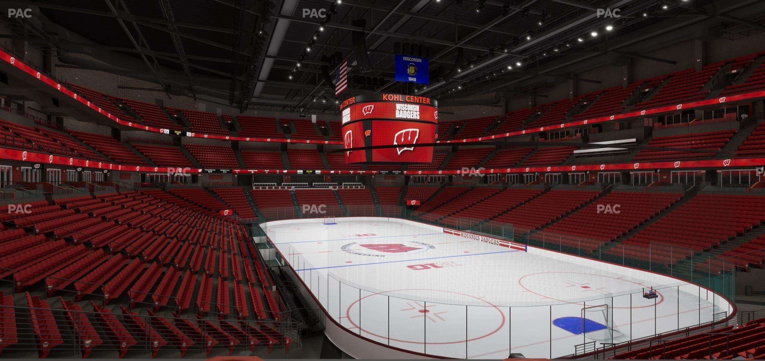 Kohl Center - Section 117 Wc Seat View