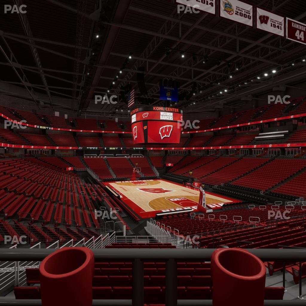 Kohl Center - Section 117 Wc Seat View