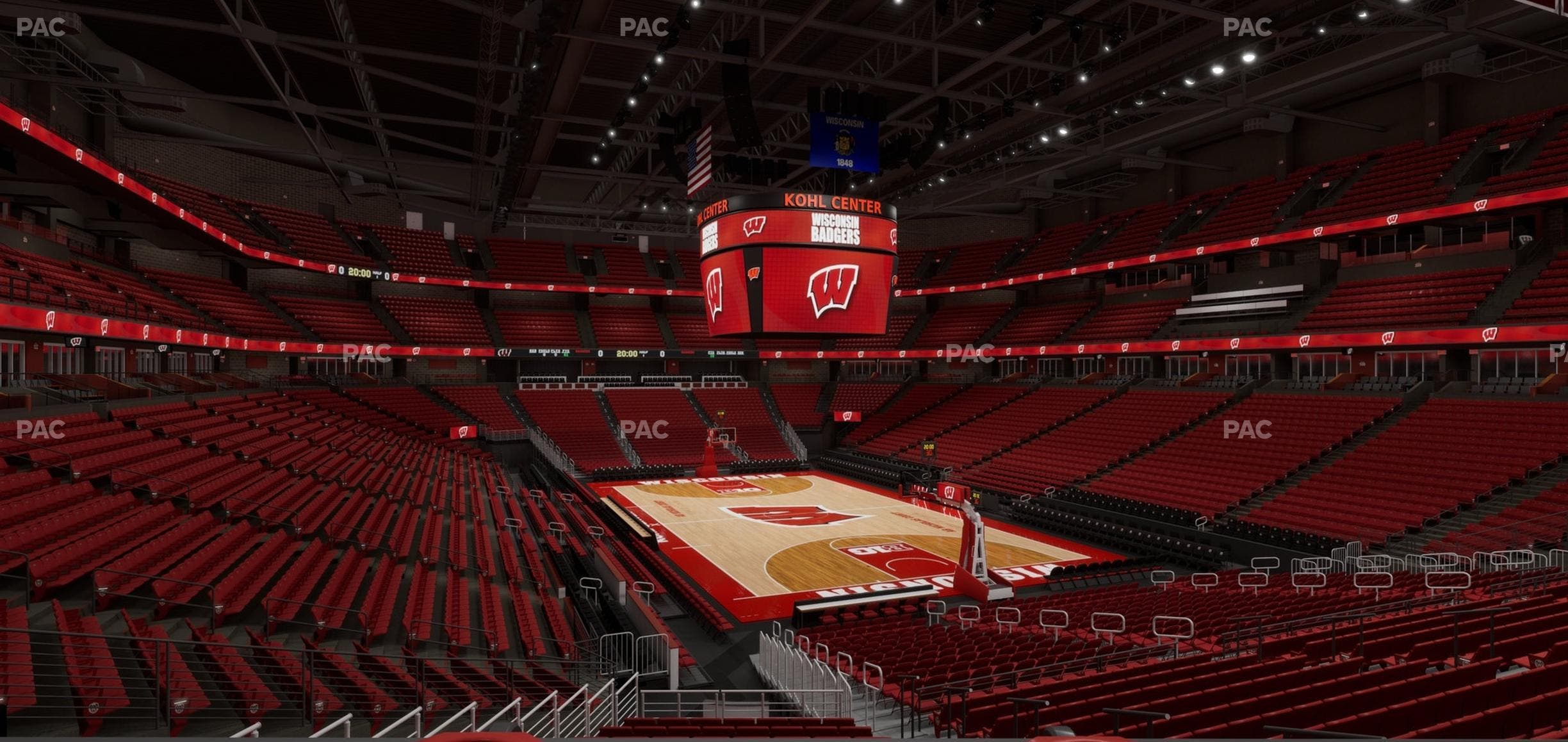 Kohl Center - Section 117 Wc Seat View