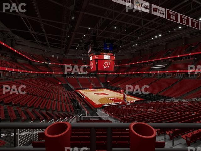 Kohl Center - Section 117 Wc Seat View