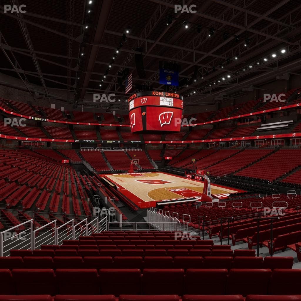 Kohl Center - Section 117 Seat View