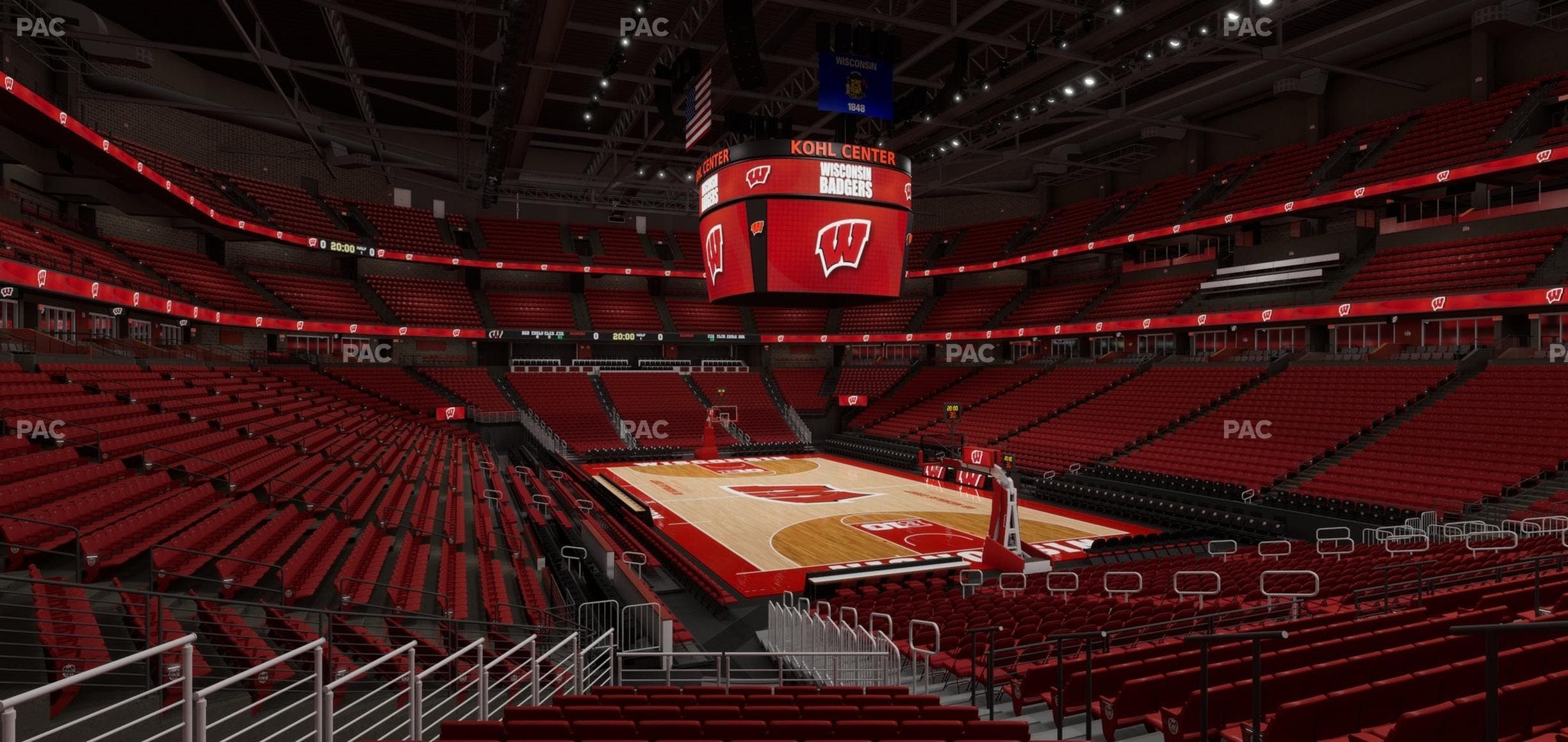 Kohl Center - Section 117 Seat View