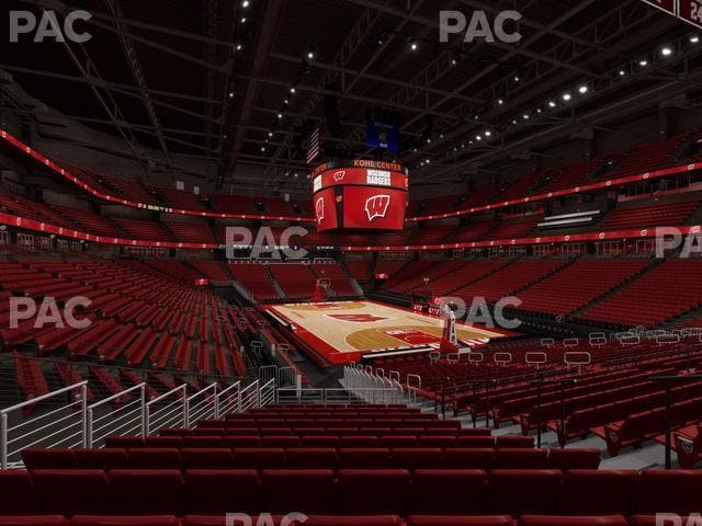 Kohl Center - Section 117 Seat View