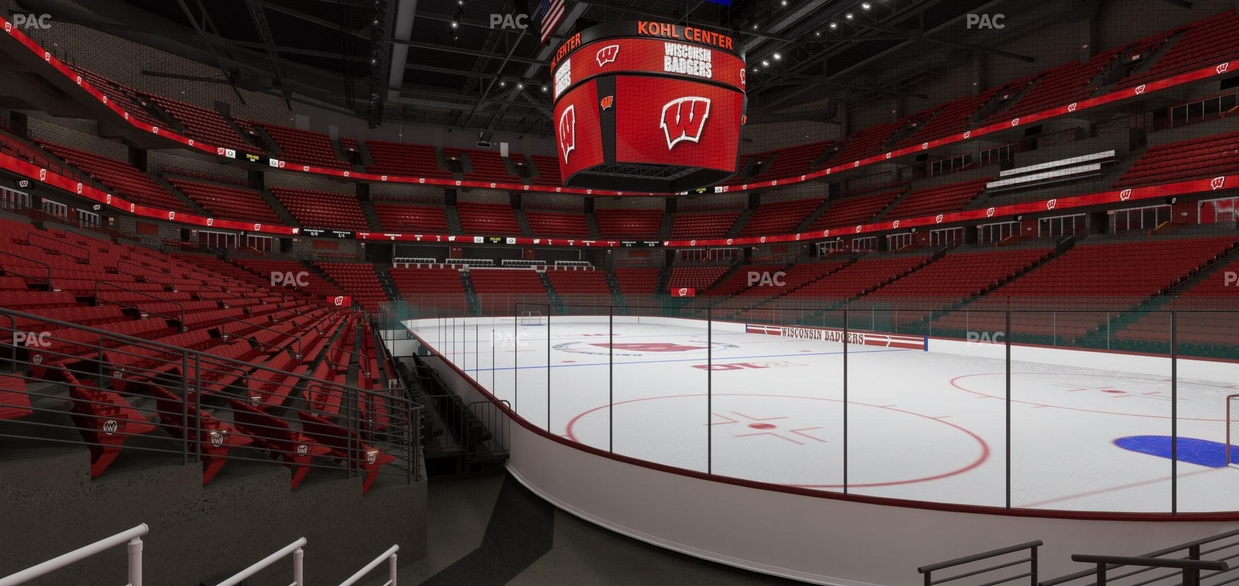 Kohl Center - Section 117 Seat View