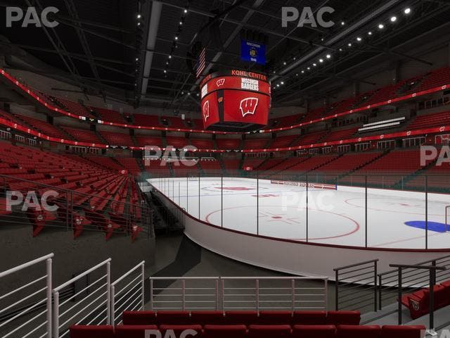 Kohl Center - Section 117 Seat View