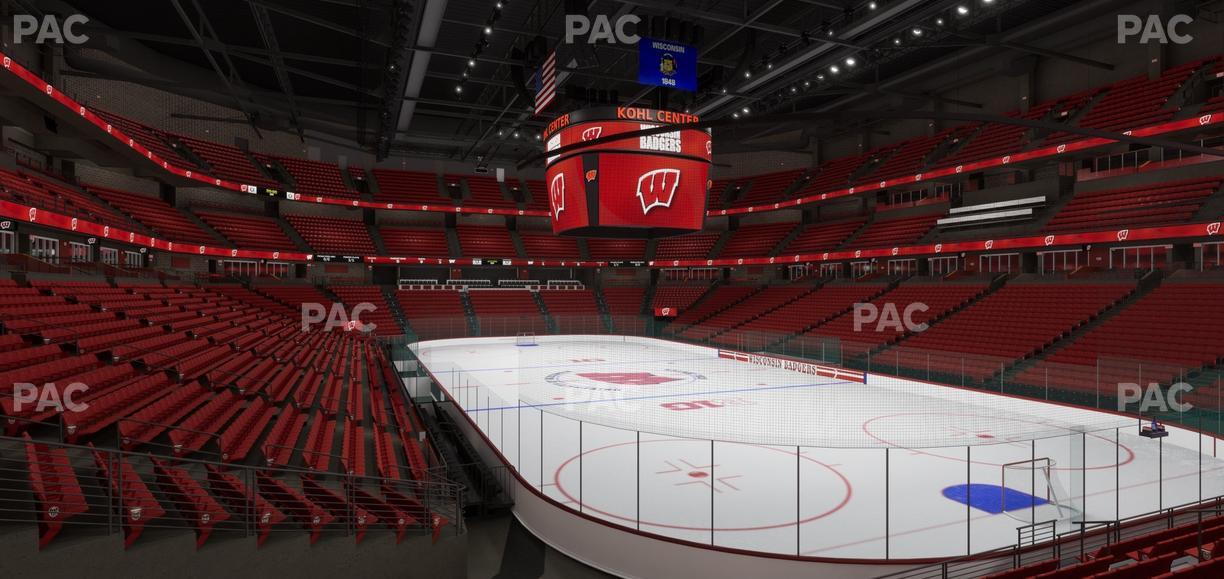 Kohl Center - Section 117 Seat View