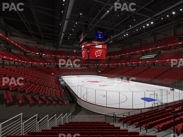 Kohl Center - Section 117 Seat View