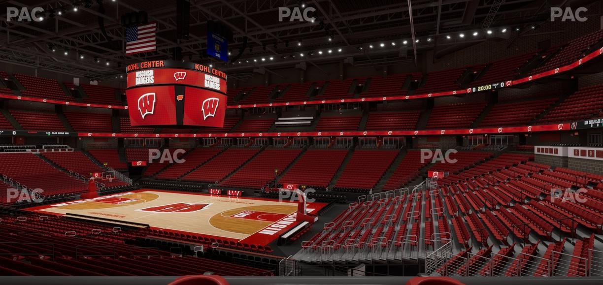 Kohl Center - Section 119 Wc Seat View