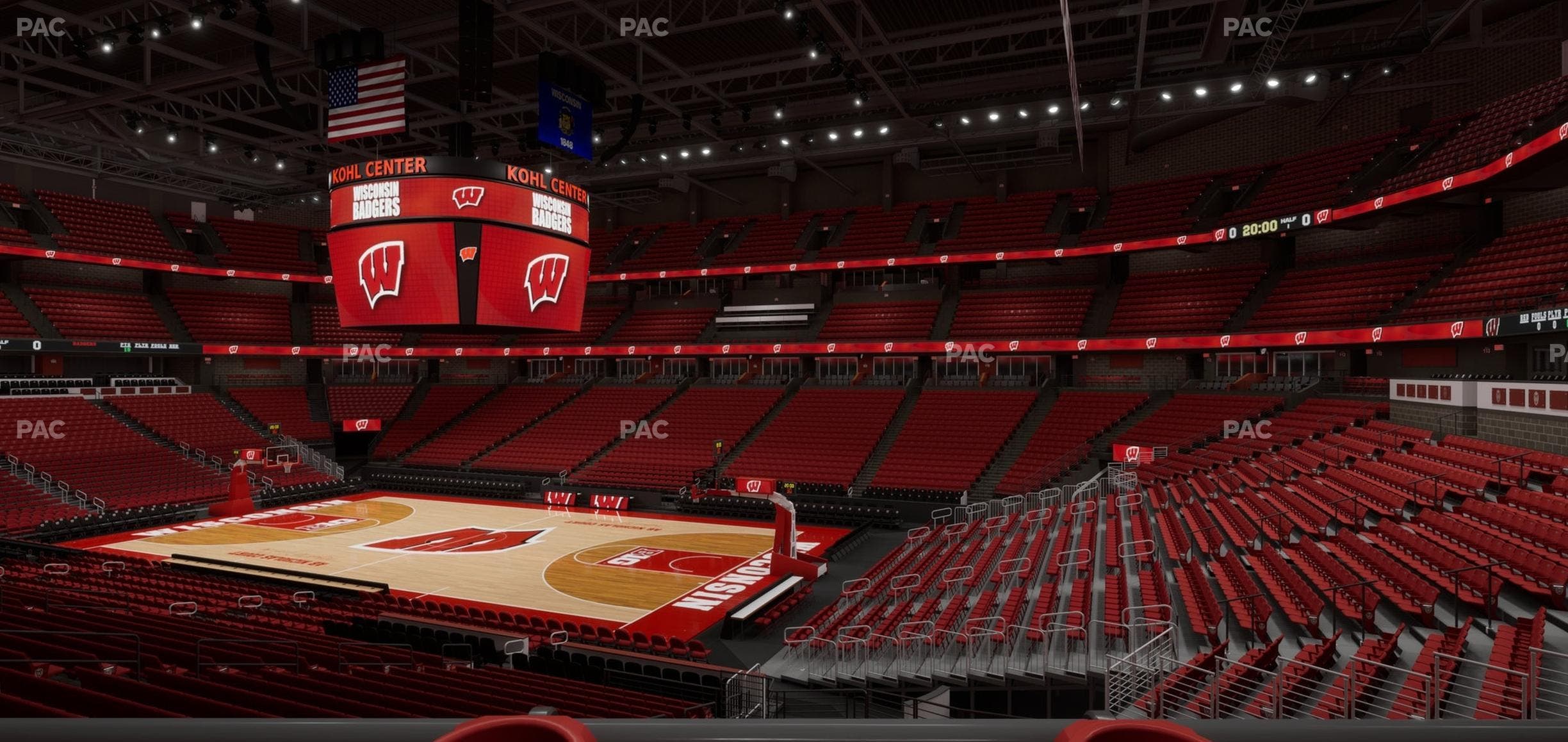 Kohl Center - Section 119 Wc Seat View