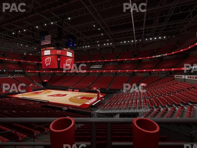 Kohl Center - Section 119 Wc Seat View