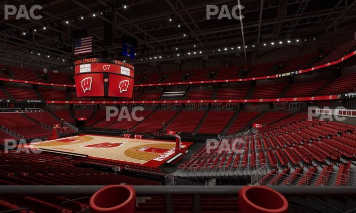 Kohl Center - Section 119 Wc Seat View