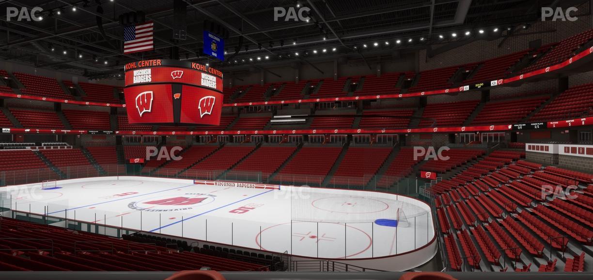 Kohl Center - Section 119 Wc Seat View