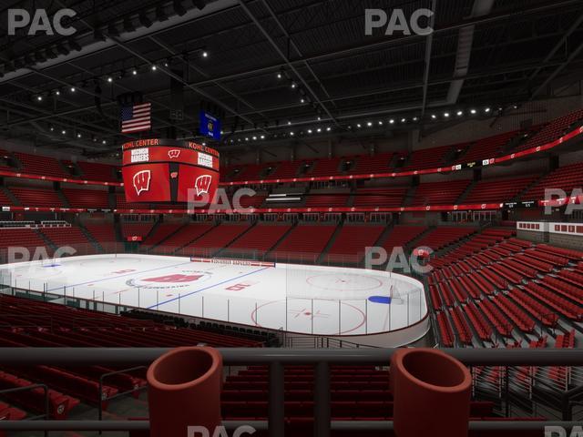 Kohl Center - Section 119 Wc Seat View