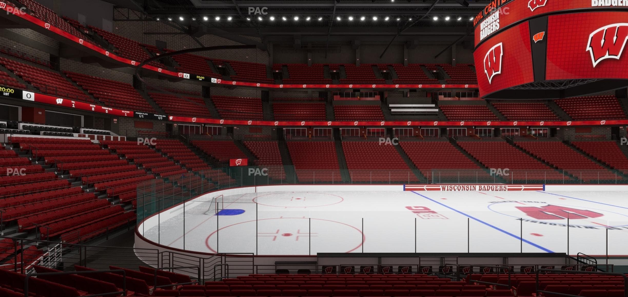 Kohl Center - Section 124 Seat View