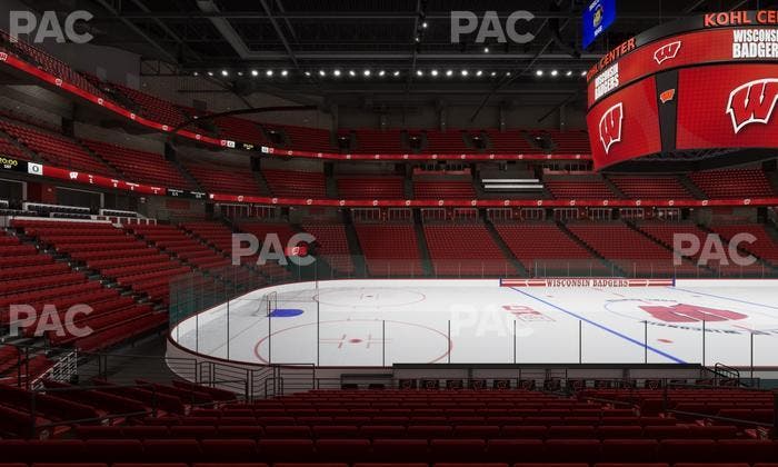 Kohl Center - Section 124 Seat View