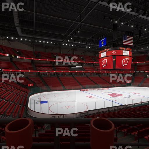 Kohl Center - Section 125 Wc Seat View