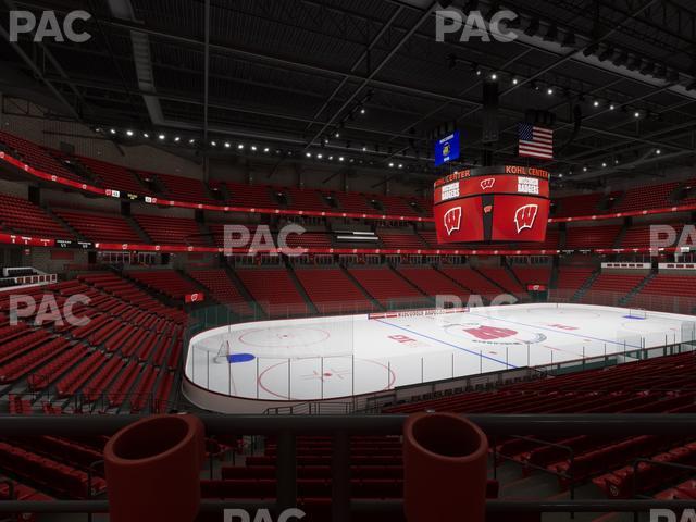 Kohl Center - Section 125 Wc Seat View