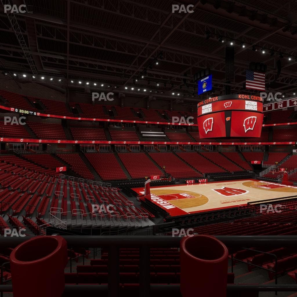 Kohl Center - Section 125 Wc Seat View