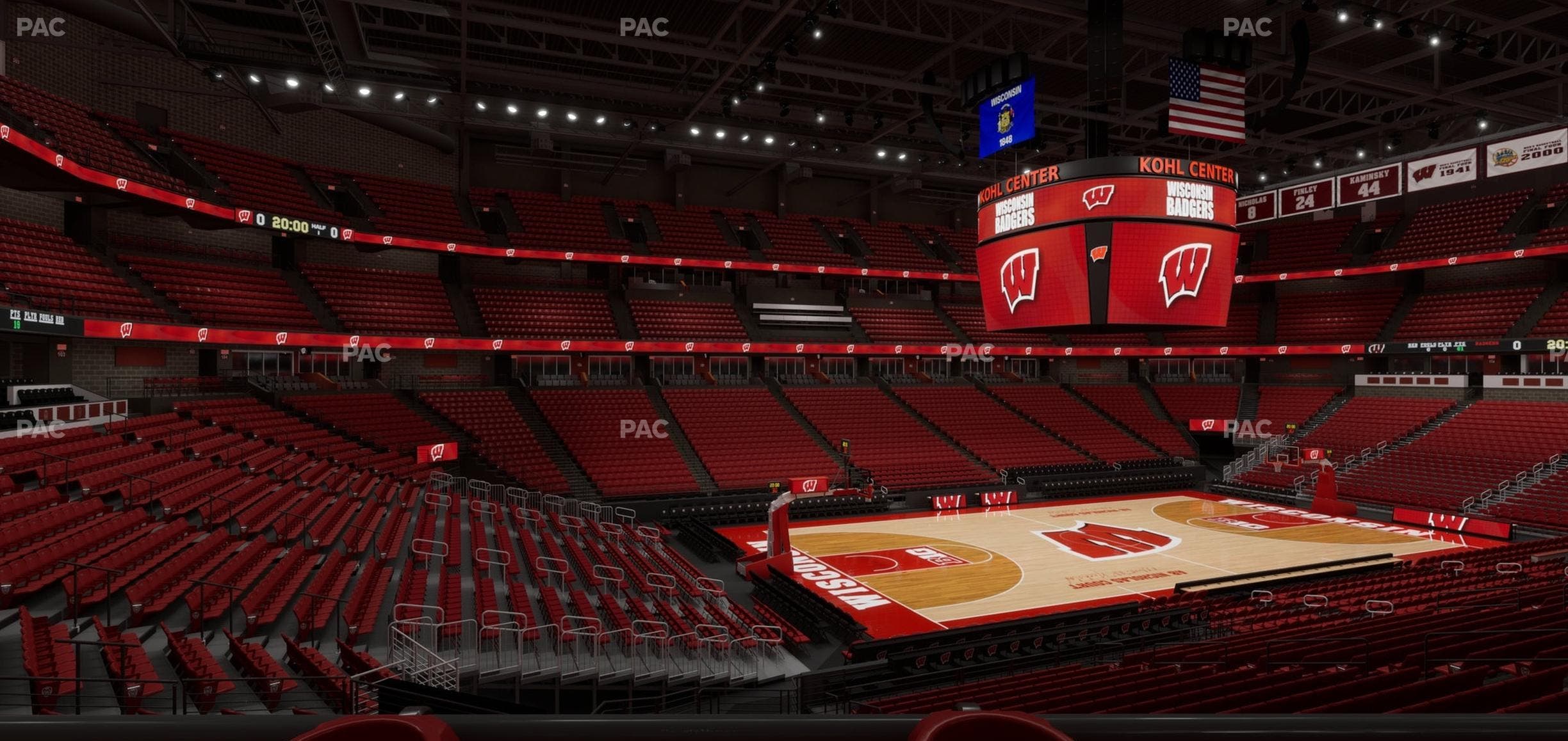 Kohl Center - Section 125 Wc Seat View