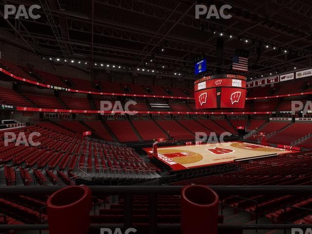 Kohl Center - Section 125 Wc Seat View