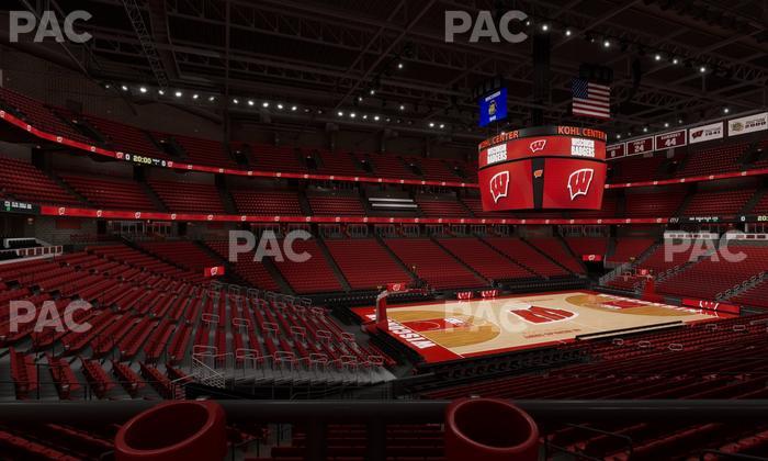 Kohl Center - Section 125 Wc Seat View