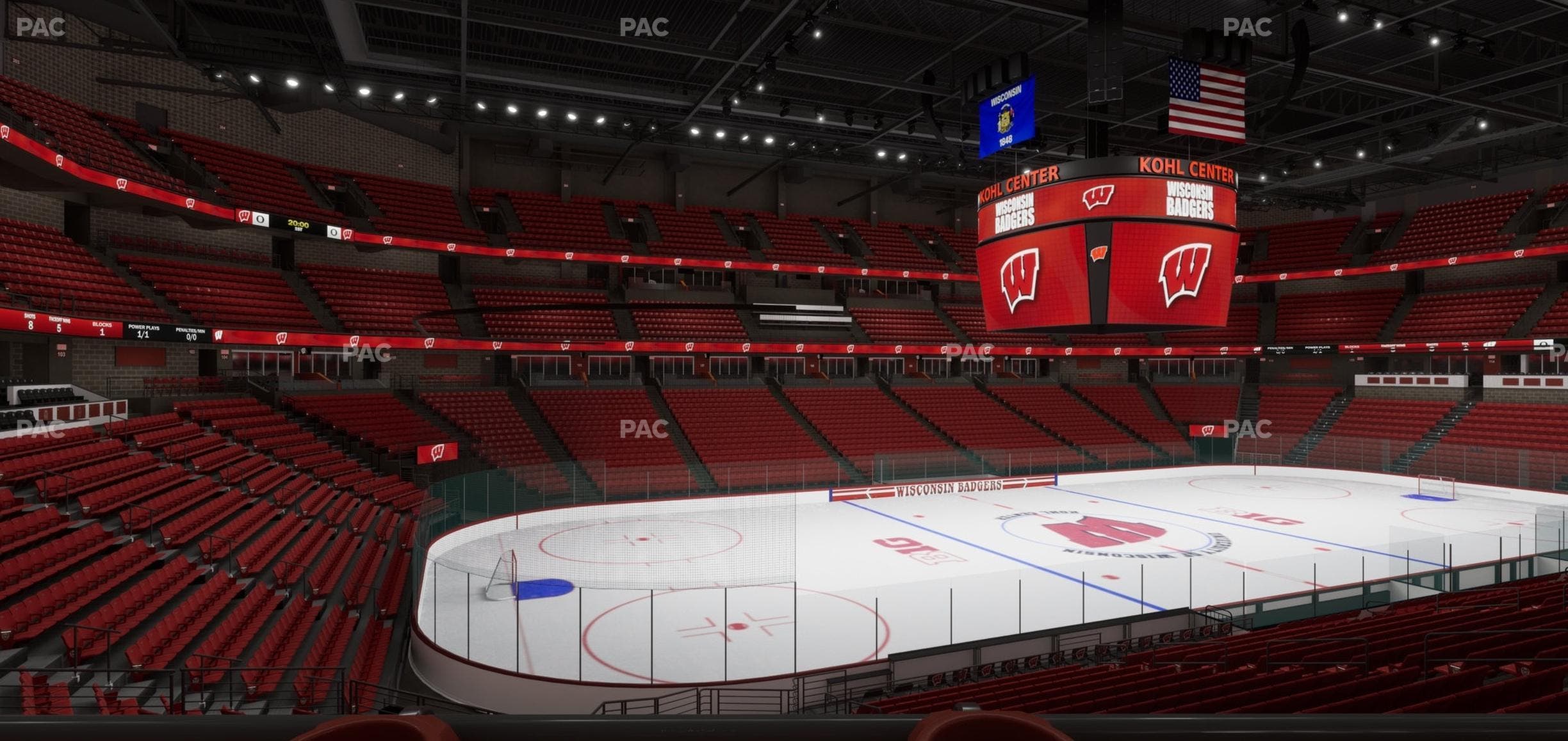 Kohl Center - Section 125 Seat View