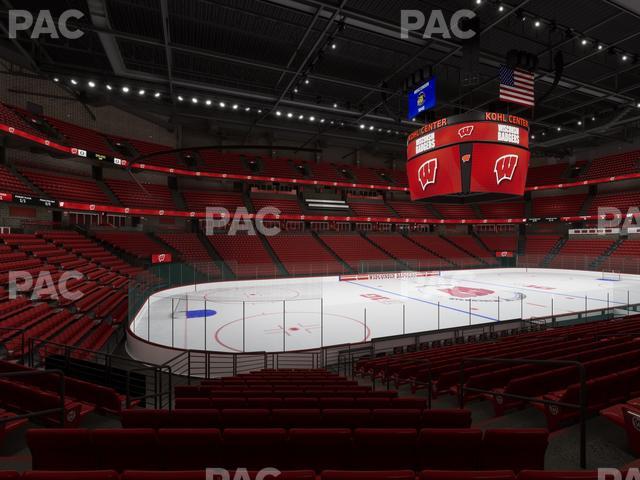 Kohl Center - Section 125 Seat View