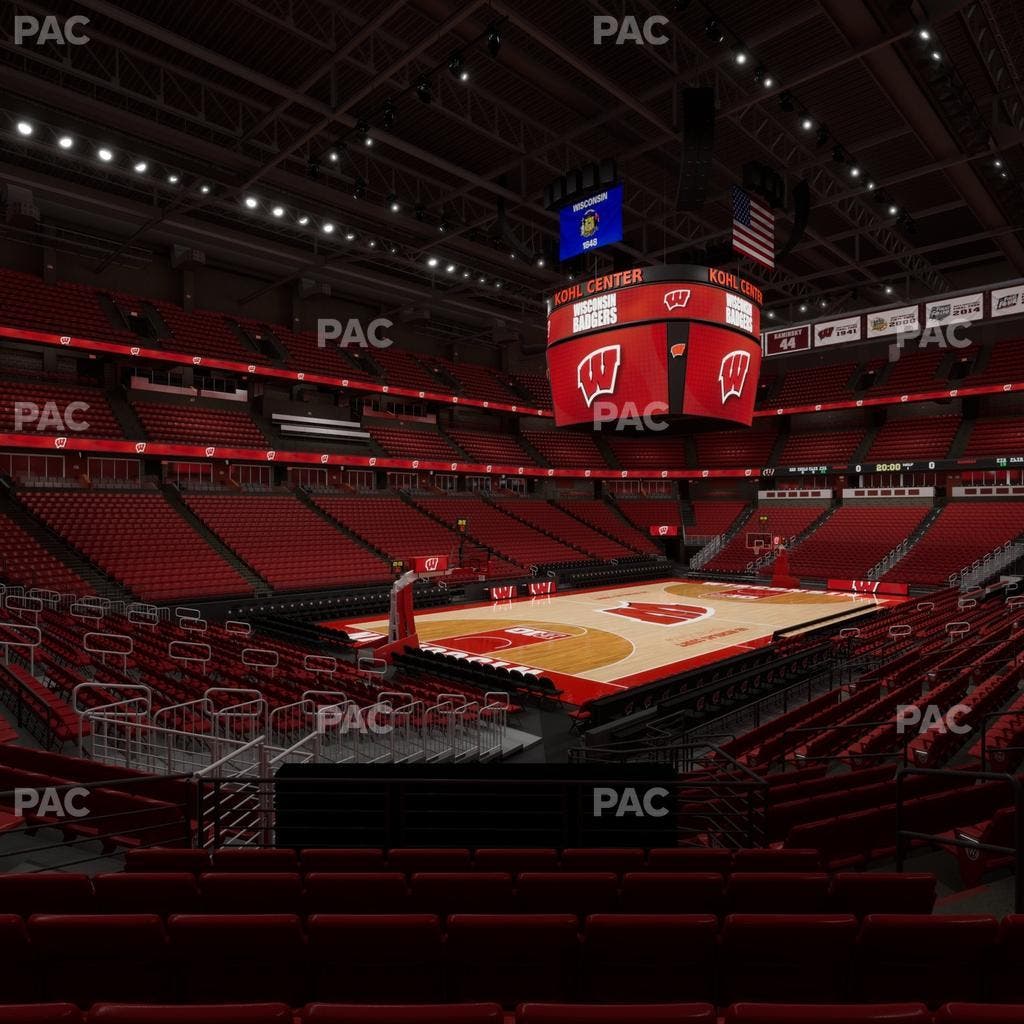 Kohl Center - Section 126 Seat View