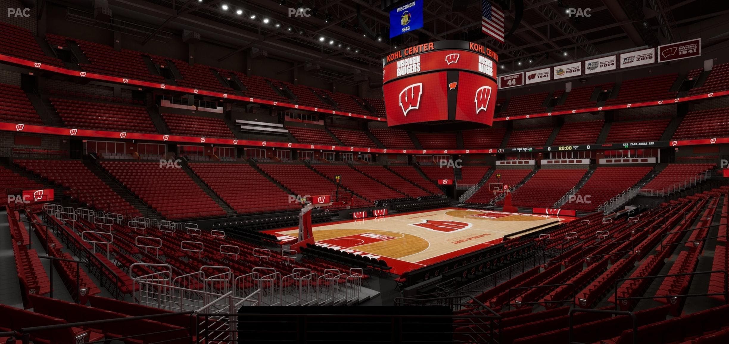 Kohl Center - Section 126 Seat View
