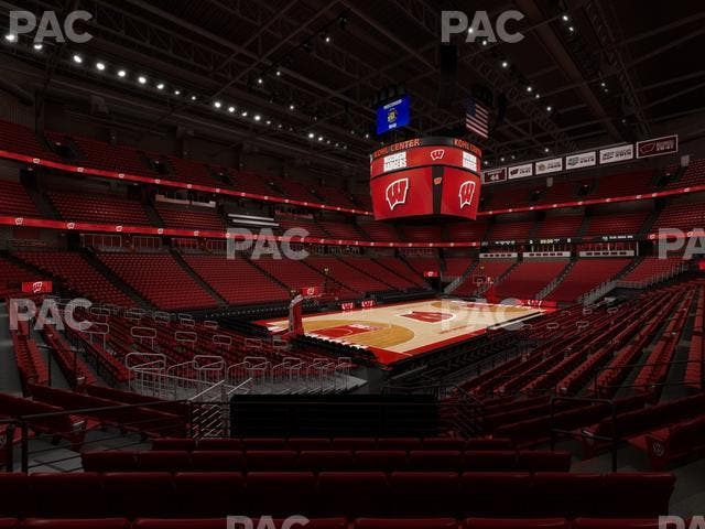 Kohl Center - Section 126 Seat View