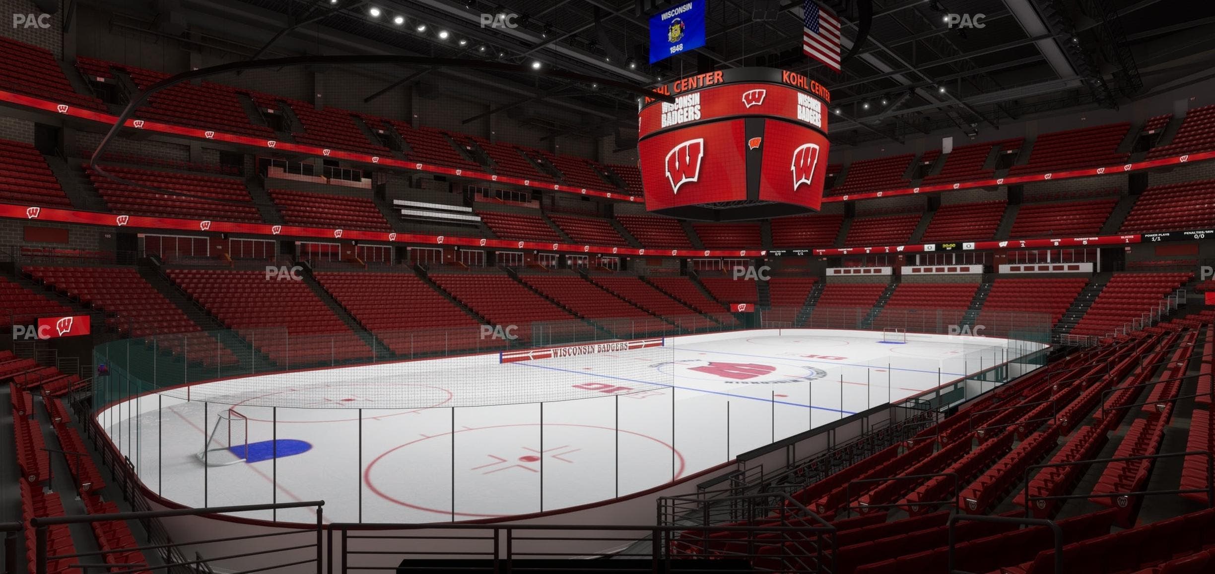 Kohl Center - Section 126 Seat View