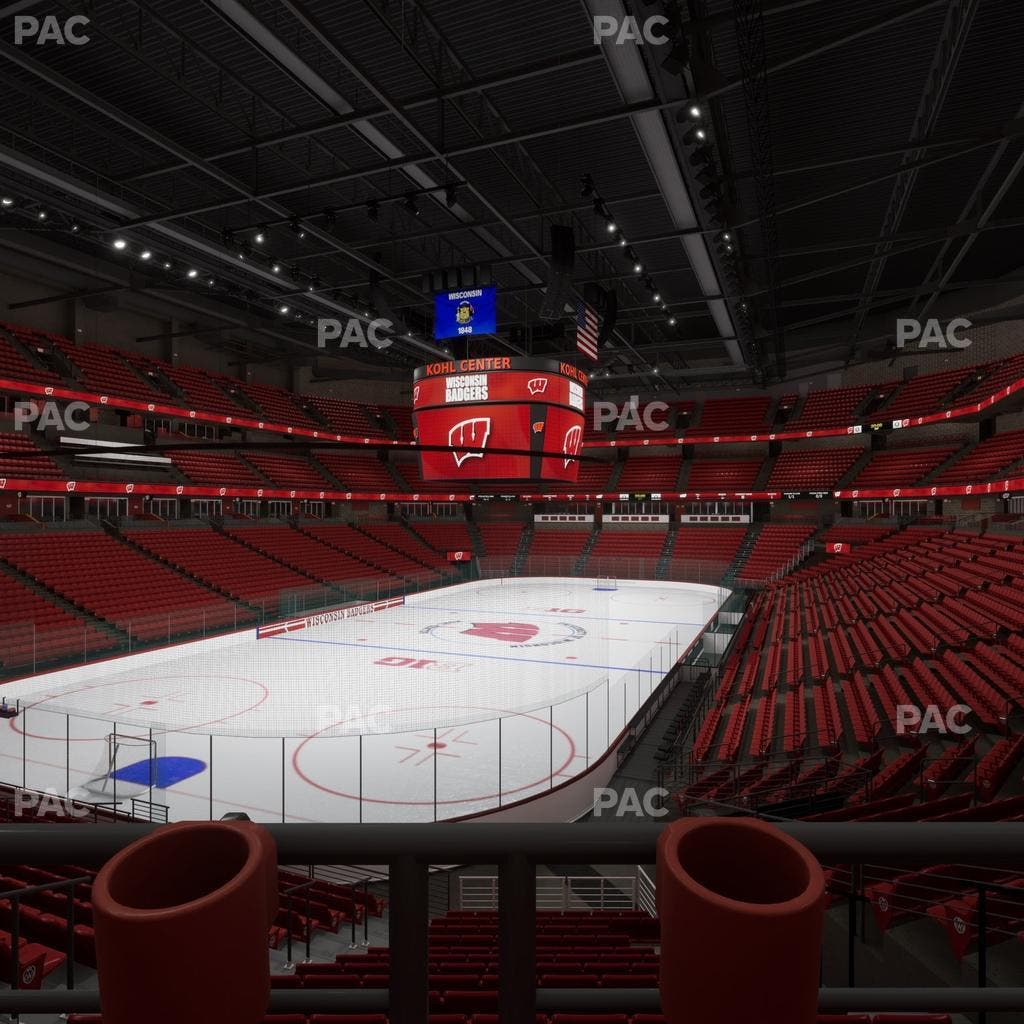 Kohl Center - Section 127 Wc Seat View