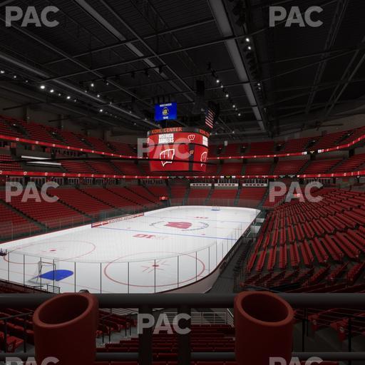 Kohl Center - Section 127 Wc Seat View