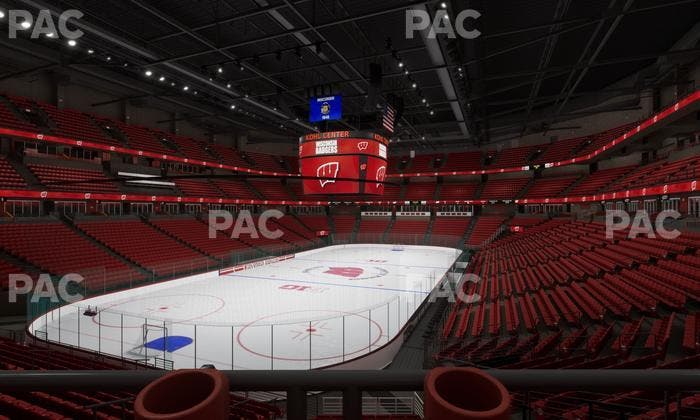 Kohl Center - Section 127 Wc Seat View